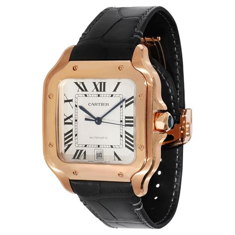 cartier 18k gold watch|cartier 18k gold watch men.